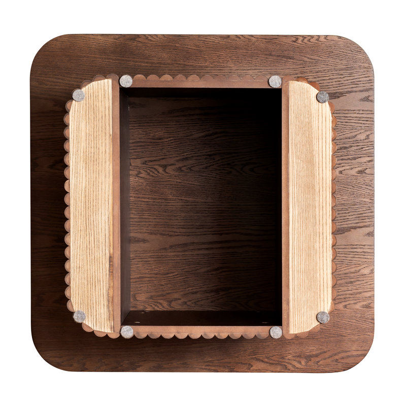 Solid Wood Square Coffee Table Small Table 60x60CM