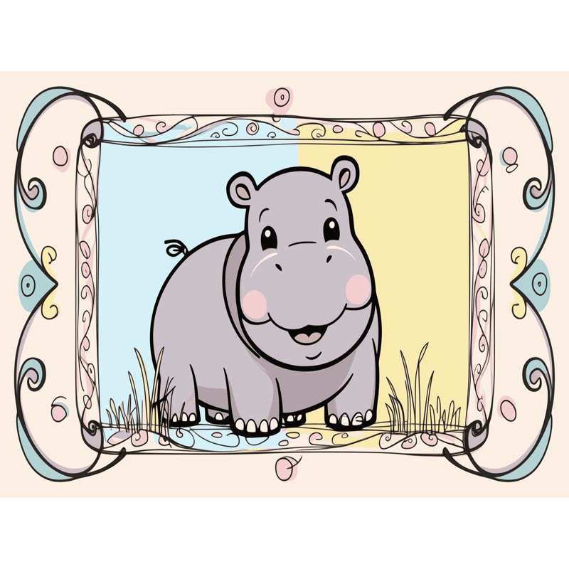 Tapis pour enfants East Urban Home, Rectangulaire 2 pi x 3 pi