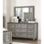 Mobilier de chambre à coucher neuf tiroirs 1 pièce
