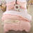 Fluffy Comforter Set 5 Pieces-Bedding Set for All Seasons Soft Comforter With Fitted Sheet, Flat Sheet, Pillow Sham, Pillowcase-117185775-117320899
