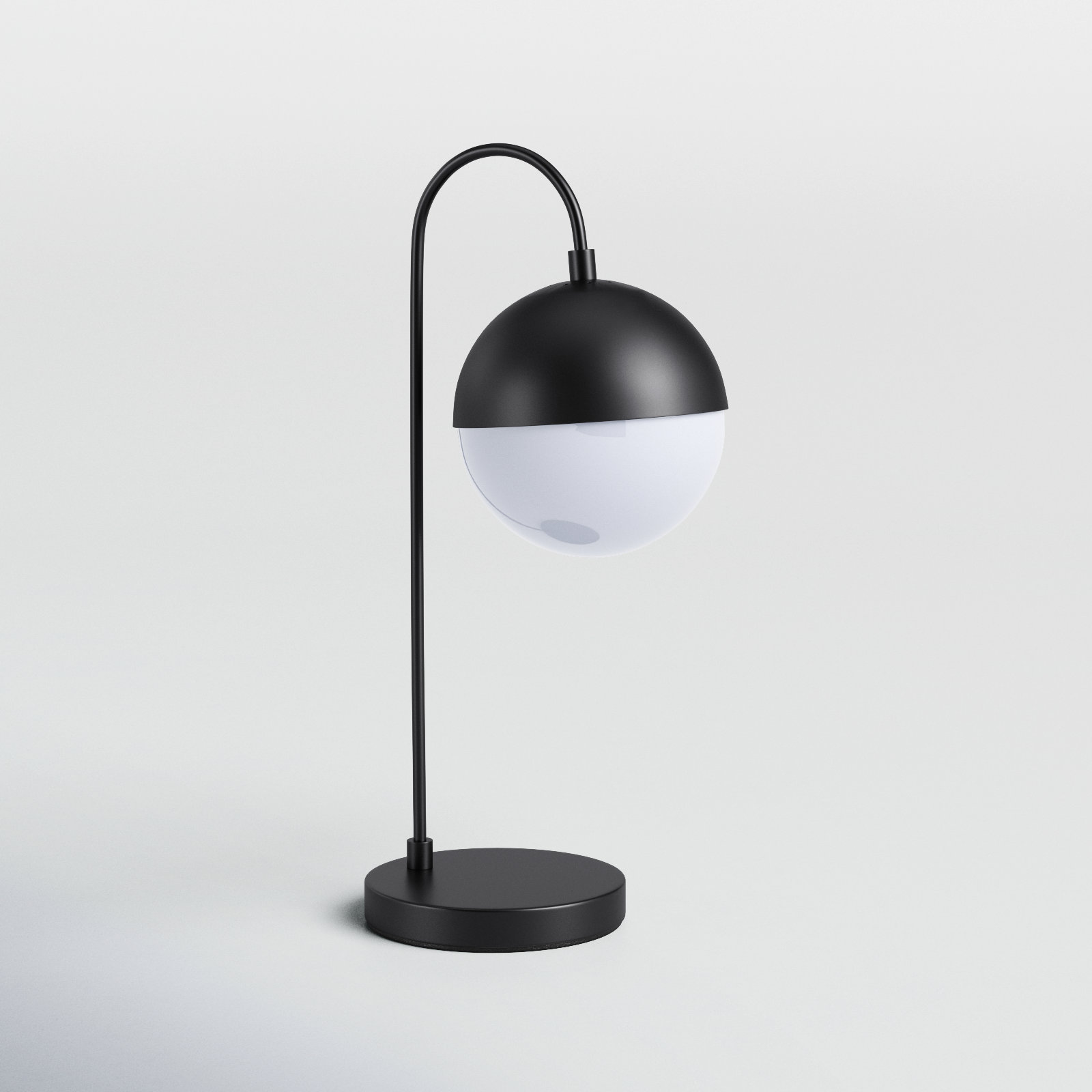Gareth 20.5" Brass Desk Lamp, Black