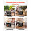 189.99 cm W Stainless Steel Top Kitchen Island