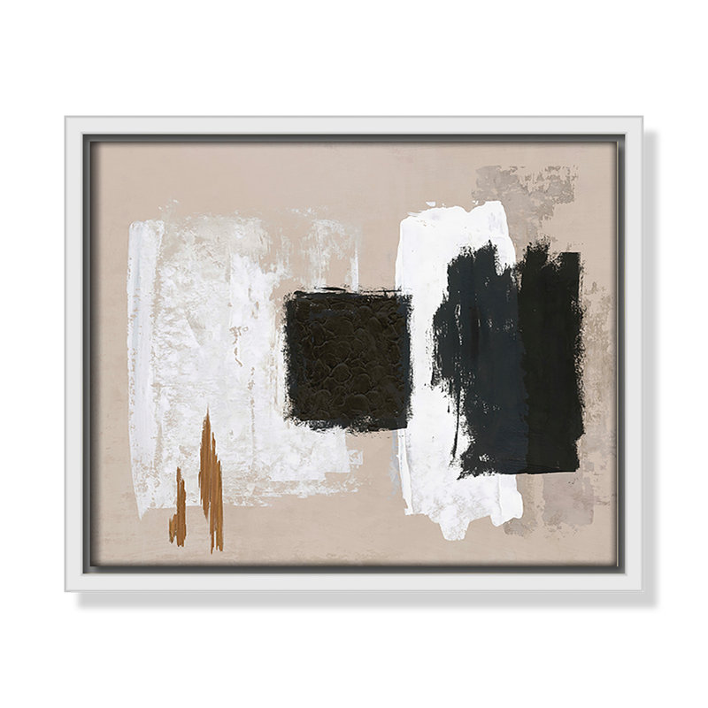 Imone - Toile à cadre flottant, H 9,5 po x l 11,5 po, Blanc