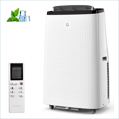 Climatiseurs portatifs 14 000 BTU Refroidit 750 pieds carrés, ventilateur de déshumidificateur AC 3-en-1, télécommande, silencieux, climatiseur de fenêtre pour la maison, le bureau, le véhicule récréatif, la chambre à coucher