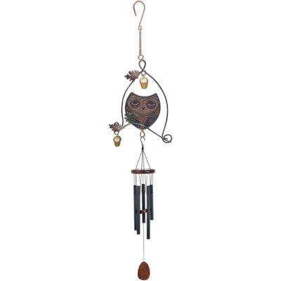 Copper Owl Chime