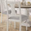 Chaise d'appoint rembourrée, ensemble de 2