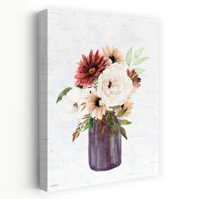 «Harvest Bouquet 2», art floral abstrait rétro, nature