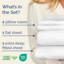 Ensemble de draps en coton 4 pièces à densité de tissage 400 fils 4 pièces-106537234-106537231