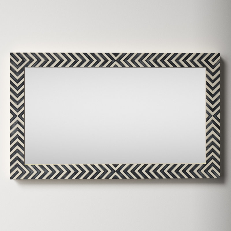 Iver Wood Flat Mirror, 40" x 24"