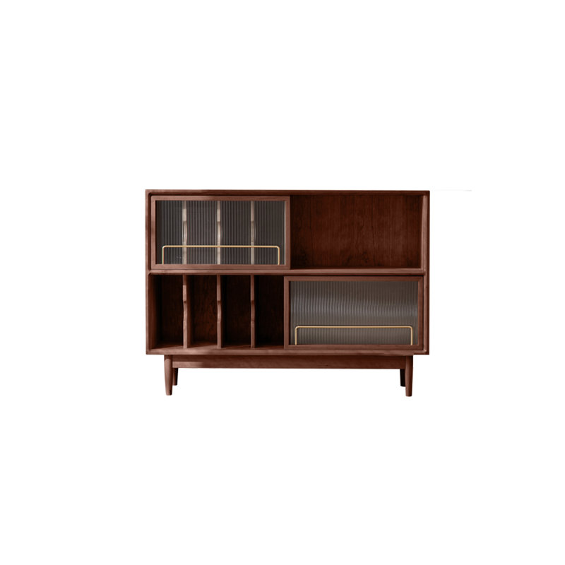 Bibliothèque de style japonais, Brun foncé
