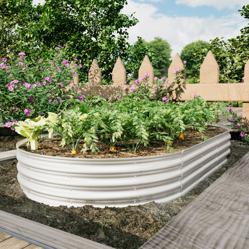 Raised Garden Bed Kit, 12" H x 96" W x 48" D