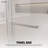 Catalyst 56"- 61" W x 60" H Double Sliding Frameless Shower Tub Door in Brushed Nickel with 3/8" Clear Glass-96391531