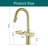 Topcraft Single-Hole Single-Handle Pull-Down Kitchen Faucet With Storage Basket-125501414
