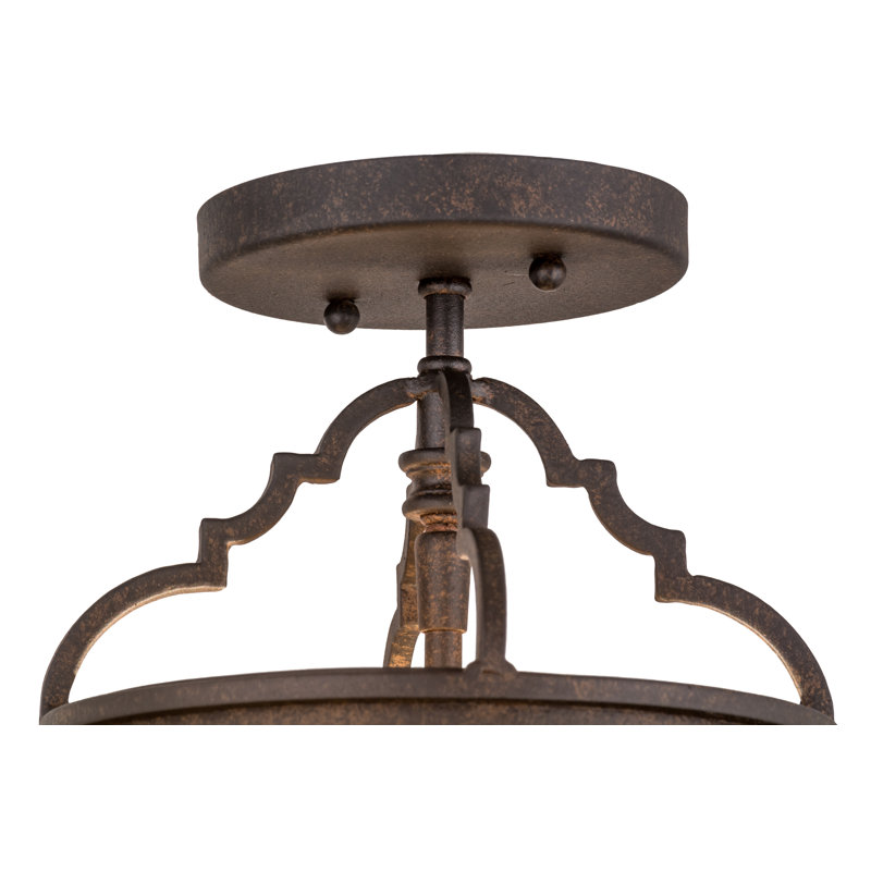 1 - Light Semi Flush Mount