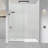 Boivin Stationary 36" x 76" Frameless Fixed Glass Panel-908432151
