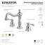 Robinet de salle de bain espacé Kingston-11175175