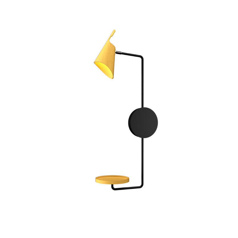Balance 1 - Light Armed Sconce, Organic Gold