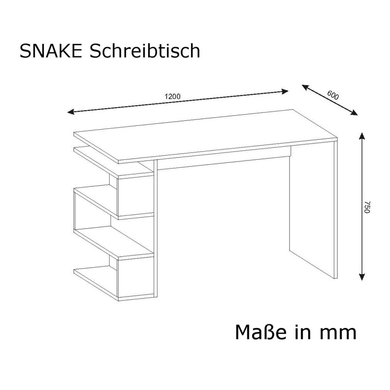 120cm Rectangle Writing Desk