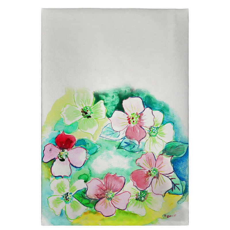 Serviette d’invité fleur couronne Garden