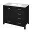 Ensemble de meuble-lavabo autoportant avec lavabo en céramique