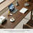 Simple Solid Wood Walnut Rectangle Desk-144902050