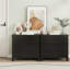 Commode 3 tiroirs avec poignées pratiques-401525553