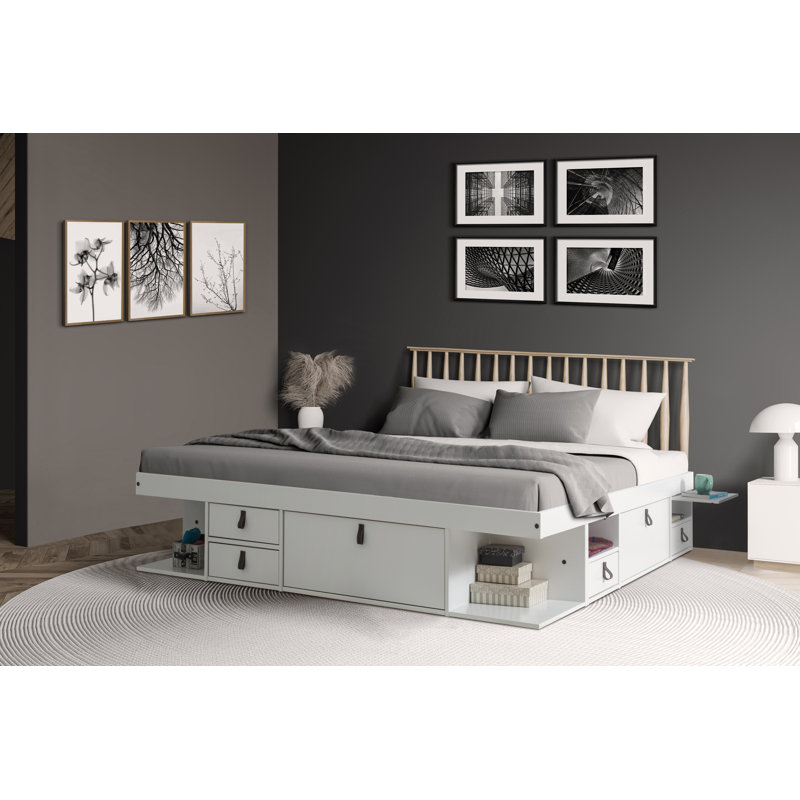 Bed Lawrenceville, Super King (6'), White