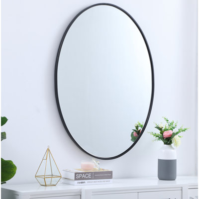 Sabine Metal Oval Wall Mirror
