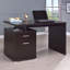 Bureau réversible à 2 tiroirs Cappuccino-941570334
