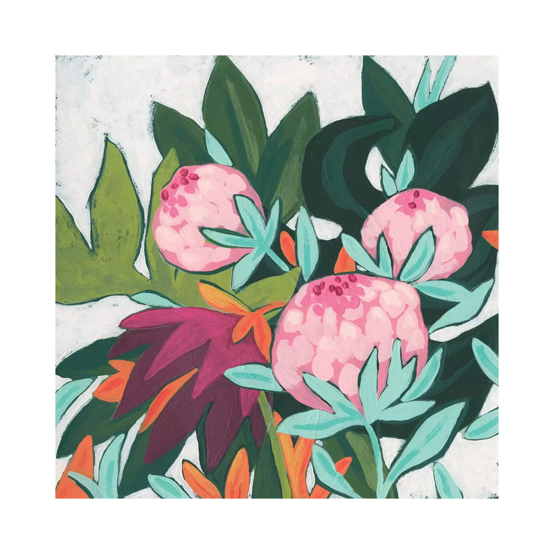 Jungle Jewel II 1 Piece Wrapped Canvas Wall Art, 30.48 cm H x 30.48 cm W