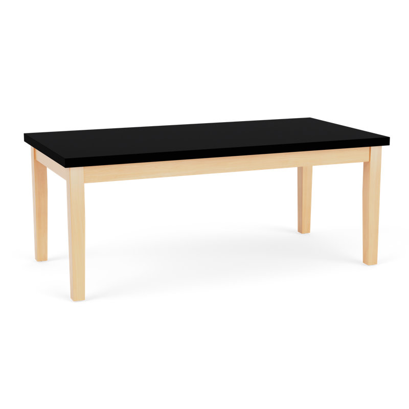 Table basse en bois Lenox, Naturel