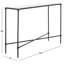 Isabellina Metal And Marble Console Table-873308539
