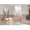 Mimas 51.75 in. x 78 in. Fully Frameless Glass Hinge Towel Bar Shower Door