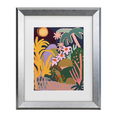 Treechild  Moon Island Matted Framed Art