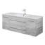 Meuble-lavabo simple 48 po avec plateau en marbre de culture Kato-511965599