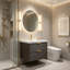Ensemble de meuble-lavabo simple mural 30 po avec 2 tiroirs 30 po