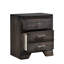 Table de chevet 2 tiroirs 1pc