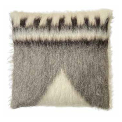  Recycled Wool Square Cushion 35" L Rustic Decorative Pillow for Indoor Use