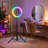 10" RGB Ring Light with 63" Tripod Stand and Cellphone Holder Dimmable