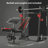 Professional Adjustable Weight Bench With Squat Rack - Multi-function Strength Training Station
