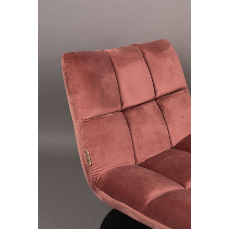 Bar Swivel Lounge Chair, Golden Brown Velvet