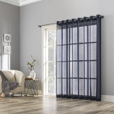 Polyester Sheer Grommet Curtain Panel