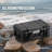 1.58 Cu.ft Weatherproof Hard Case with Retractable Pull Handles & Wheels  Protect