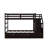 Twin Over Twin Bunk Bed with Trundle, Storage Staircase and Solid Wood Frame for Kids Bedroom-730214556