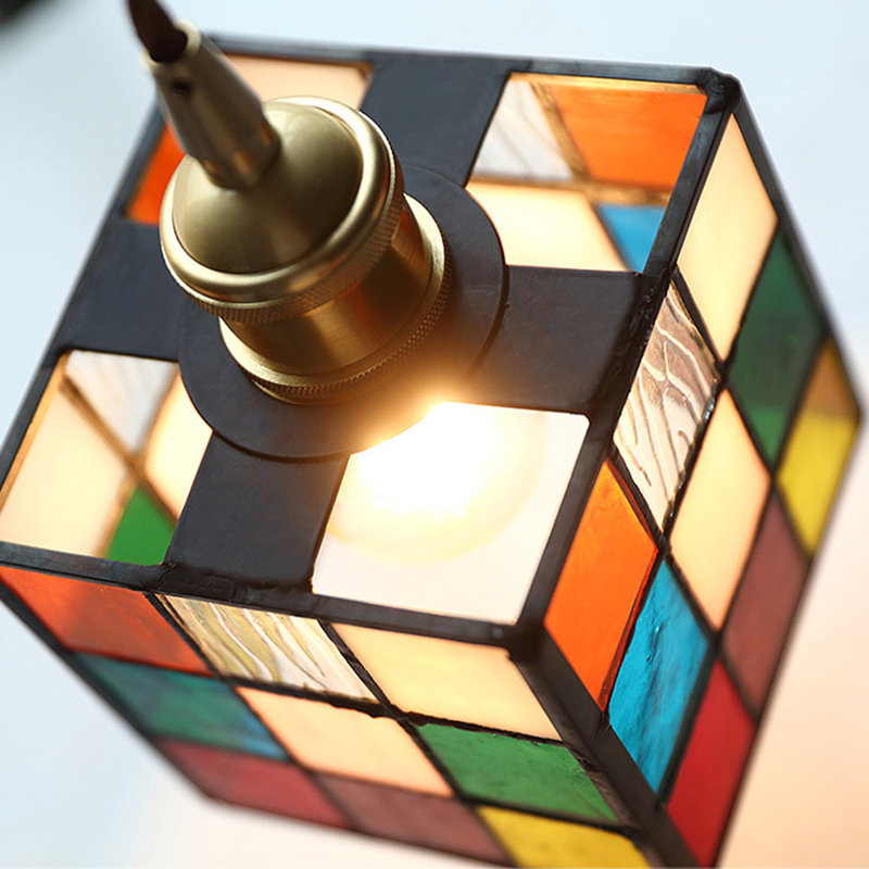 Luminaire suspendu carré Rubik's
