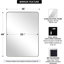 Miroir de salle de bain Inse Cadre en acier inoxydable-774191921-751417624