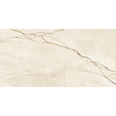Crema Roma 3D Veins 24X48 Porcelain Tile