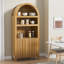 70.9" H Arched Display Cabinet-2072802823