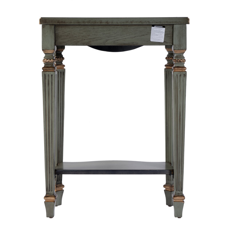 Cheshire Ballerina 22" Console Table, Pastel Green