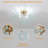 Momin 4-Light Sputnik Firework Flush Mount